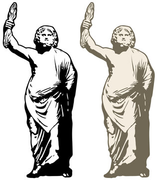 Zeus, King of the Gods, God of the sky, lightning, thunder, law and order