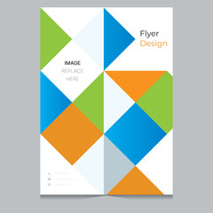Fototapeta premium Cover design for annual report and business catalog, magazine, flyer or booklet. Brochure template layout. A4 cover vector EPS-10