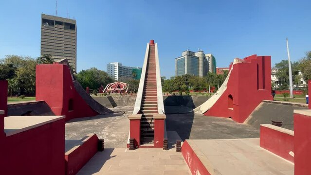The Jantar Mantar is located in New Delhi, India
