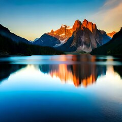 Colors in the water, generative ai