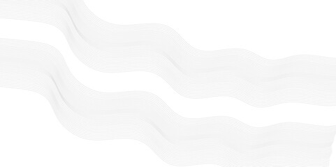 Abstract wavy black curved line on transparent background. Grey abstract background with flowing particles. Digital future technology concept. vector illustration.