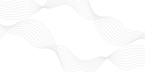 Abstract wavy black curved line on transparent background. Grey abstract background with flowing particles. Digital future technology concept. vector illustration.