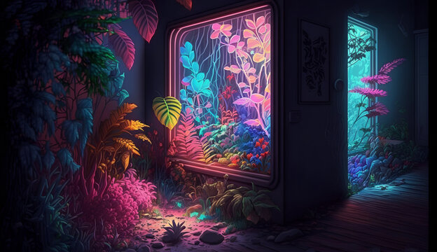 Colorful Wallpaper generated by AI