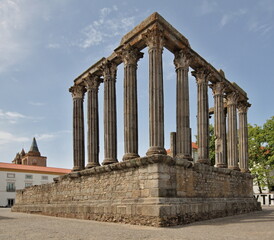 Templo de Diana en Evora, Alentejo - Portugal