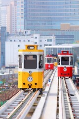 Fototapeta premium Capsule train in Busan, South Korea
