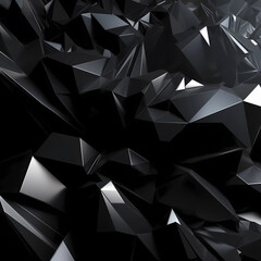 Abstract background with triangles. Generative AI