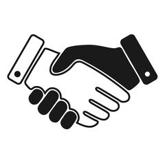 Vector handshake icon