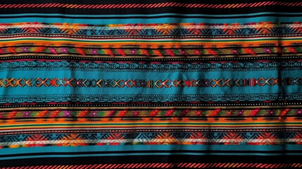 traditional argentina patterned fabric Generative AI