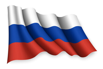 waving flag of Russia