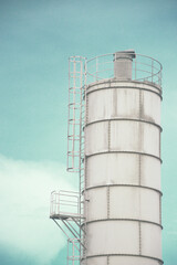 industrial plant with sky