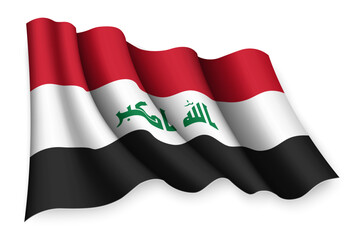 waving flag of Iraq