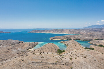 Tropical beach in daylight view