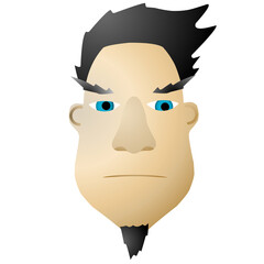 head cartoon character