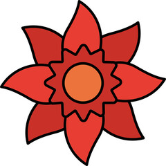 Flower which can easily edit or modify

