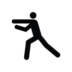 icon of man doing taekwondo kick