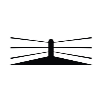 Boxing Ring Icon Vector