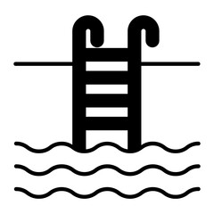 Swimming Pool Glyph Icon