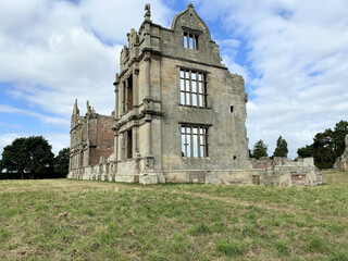 Obraz premium A view of Moreton Corbet Castle in Shropshire