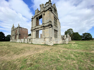 Obraz premium A view of Moreton Corbet Castle in Shropshire