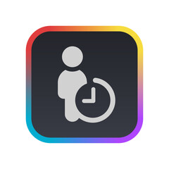 Time Management - Pictogram (icon) 