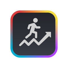 Financial Growth - Pictogram (icon) 