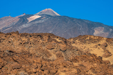 Summit of mount Teide Volcano in Tenerife