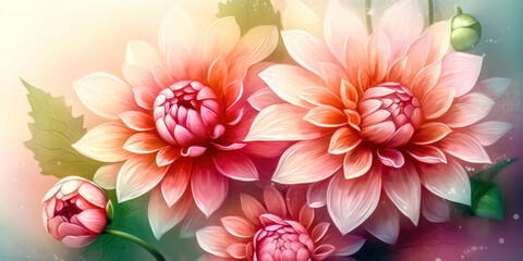 Obraz premium Muttertag Glückwunschkarte Liebe Geburtstag Vertrauen Blumenstrauß Pink Blumen Bouquet Valentinstag Muttertag Freundschaft Liebesbeweis Generative AI Digital Art Hintergrund Backdrop Background 