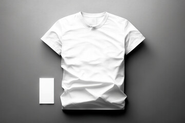 white t shirt with label