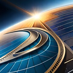 Obraz premium Space solar system 