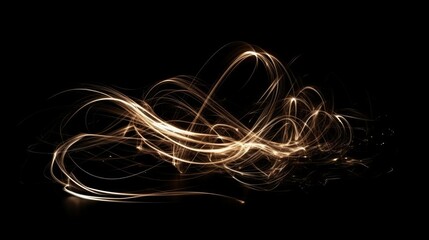 Abstract light painting, minimalistic wallpaper, Generated with AI