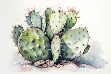 cactus isolated on white background