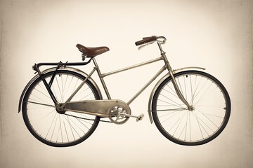 Fototapeta na wymiar vintage bicycle on a wall