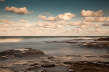 Sea on the Rocks at Sliema, Malta
