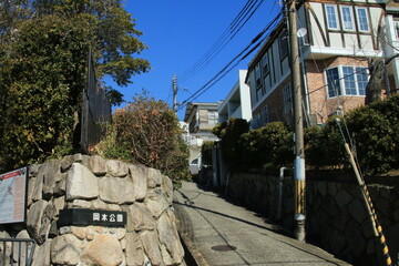 兵庫県神戸市東灘区：岡本公園(岡本梅林)近くの閑静な住宅街