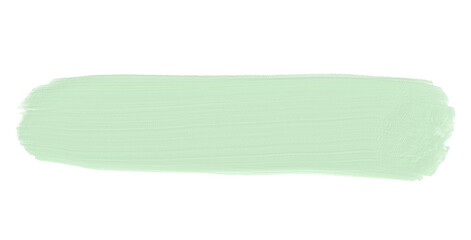 tea green oil brush paint