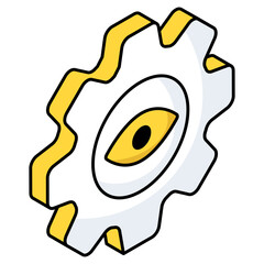 Modern design icon of setting monitoring 