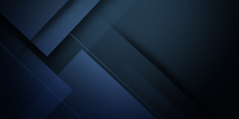 Modern blue square abstract graphic design banner pattern background template