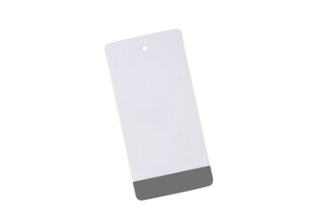 a blank white tag