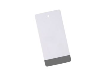 a blank white tag