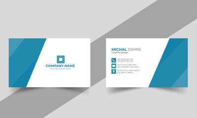 Modern presentation card with company logo. Visiting cards for business and personal use.	
Category.	
