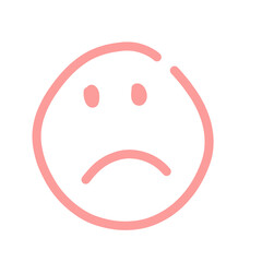 Sad face