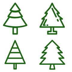 Different types of christmas trees