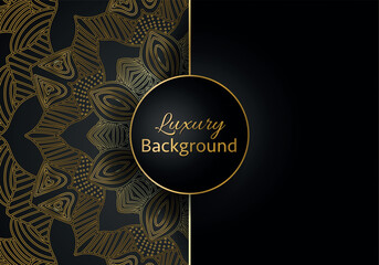 Luxury mandala background with golden arabesque pattern Arabic Islamic east style. Ramadan Style Decorative mandala. Mandala for print