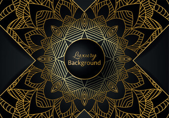 Luxury mandala background with golden arabesque pattern Arabic Islamic east style. Ramadan Style Decorative mandala. Mandala for print