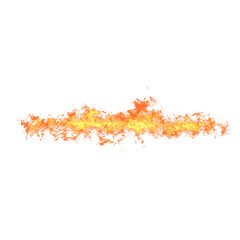 Fire Burning Realistic Red Flame PNG Transparent