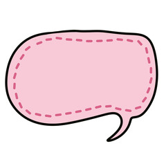 Hand drawn speech bubble