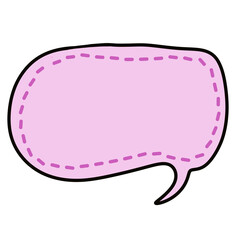 Hand drawn speech bubble
