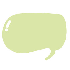 Green speech bubble