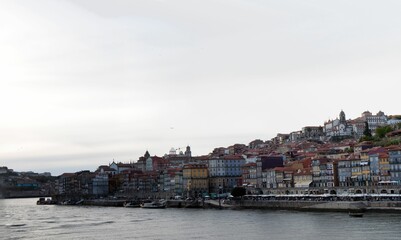 Fototapeta na wymiar Beautiful view of the cityscape of Porto in Portugal
