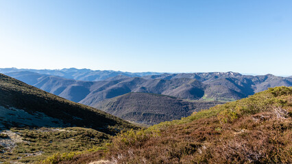 mountain called Cueto de Arbas in the valley of Leitariegos in Asturias, Spain